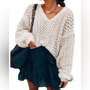 Cozy Cream Knit Sweater